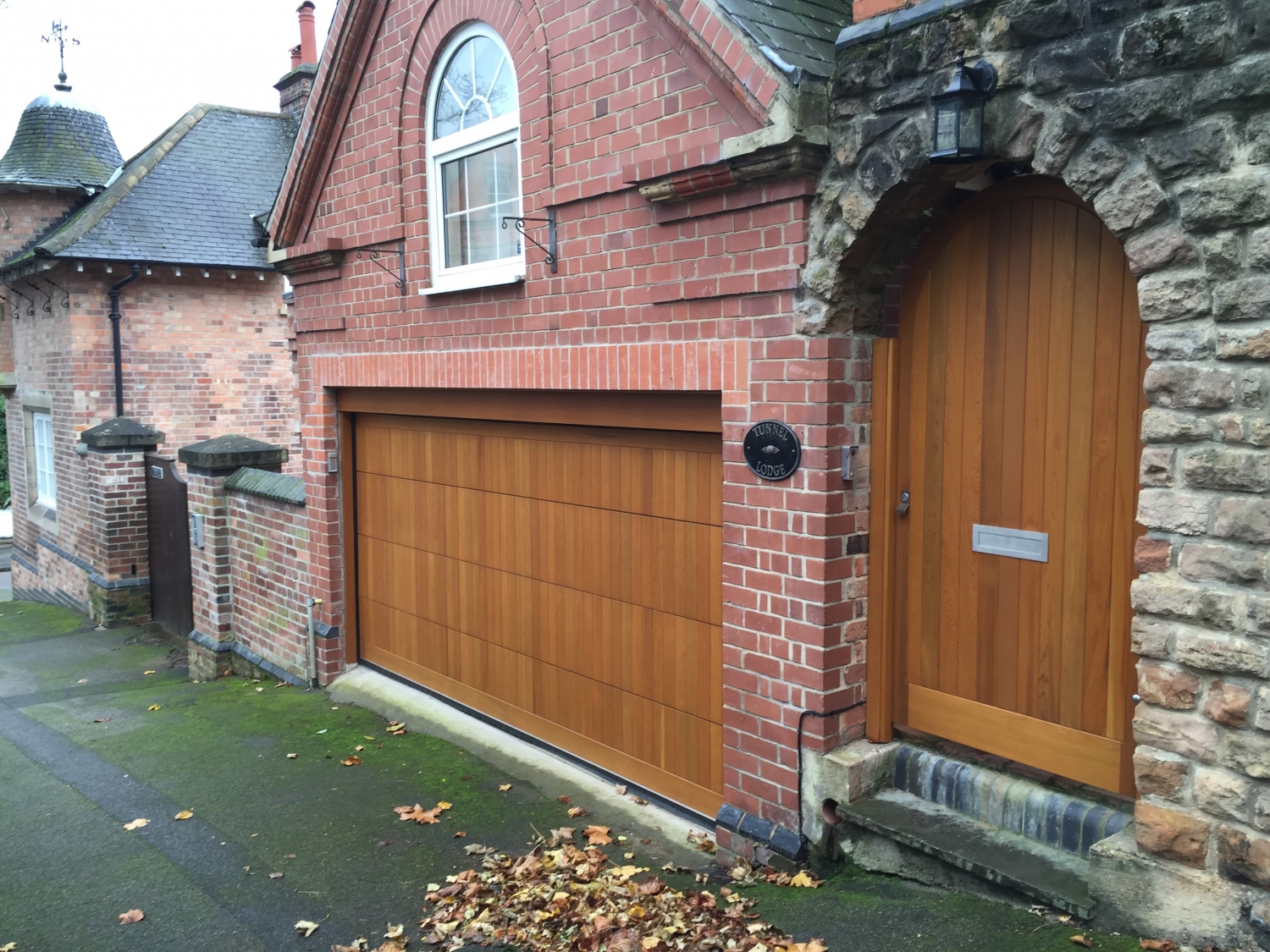 Cedar Door Warwick sectional and matching side door